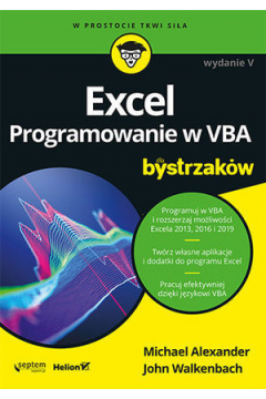 Excel. Programowanie w VBA dla bystrzakw