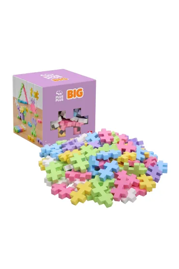 Klocki Plus-Plus Big Pastelowe 100el
