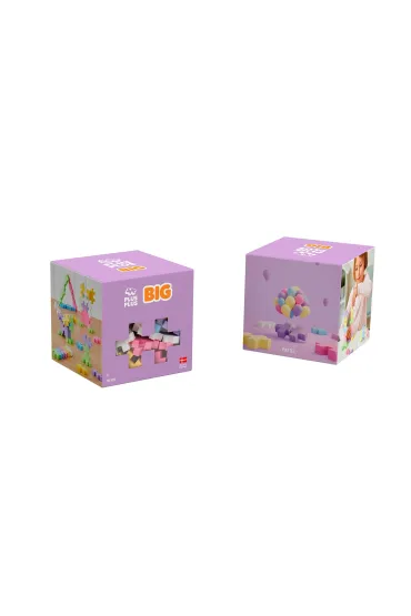 Klocki Plus-Plus Big Pastelowe 100el