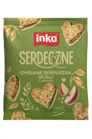 Inka Serdeczne Owsiane serduszka musli z jab�kami 50 g