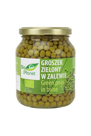 Bio Europa Groszek zielony w zalewie (s�oik) 350 g Bio
