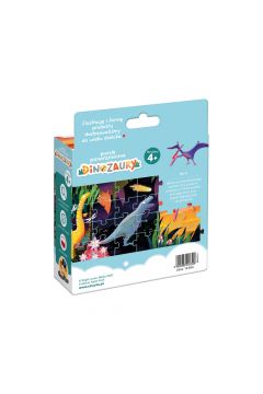 Puzzle panoramiczne 60 el. Dinozaury Bright Junior Media