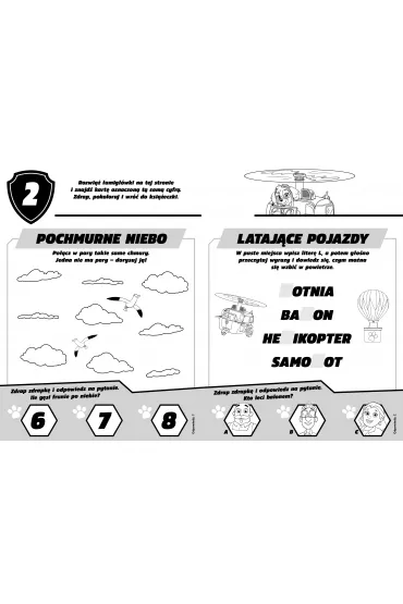 Psi Patrol. Zdrapuj, koloruj, naklejaj. Dzielna ekipa