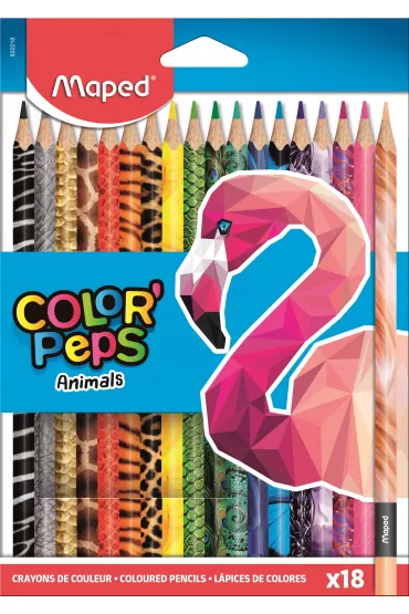 Maped Kredki Colorpeps Animals 18 szt.
