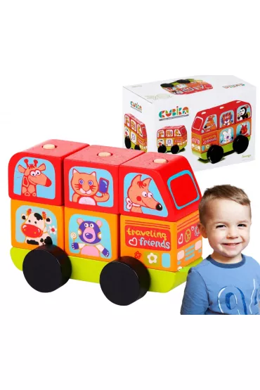 Mini bus Wesoe Zwierztka Cubika