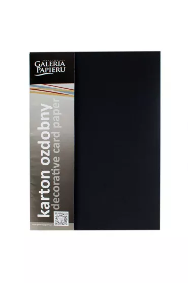 Argo Karton ozdobny A4 czarny 250g Floryda op20szt GALERIA PAPIERU 200307