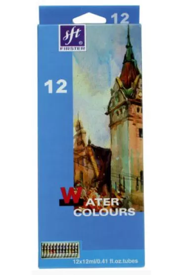 Titanum Farby akwarelowe w tubie 12 kolor�w