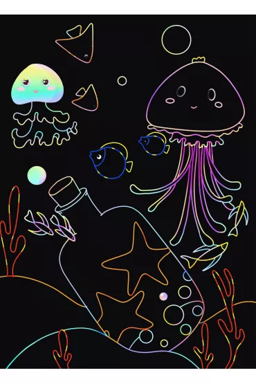 Twoje Hobby Underwater Expedition. Magiczna zdrapka - wydrapywanka 21.0 x 29.8 cm