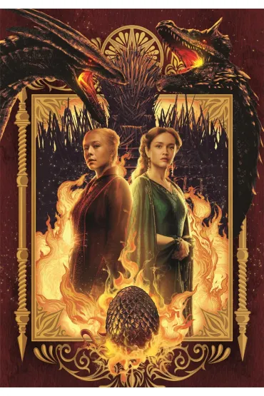 Puzzle 1000 el. Compact House Of The Dragon Clementoni
