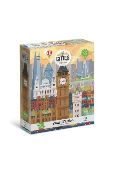 Puzzle Easy-XL 1000 Miasta. Londyn Dodo