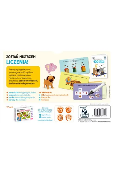 100 zabaw na liczenie. Kapitan Nauka. Trening umys�u - Anna Grabek