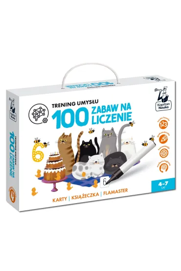 100 zabaw na liczenie. Kapitan Nauka. Trening umys�u - Anna Grabek