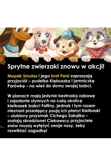 Zagadki z Krainy Zwierzak�w. Sprawa kie�basek i z�ote monety. Seria detektywistyczna - Izabela Michta, Krzysztof  Michta, Wojciech  Michta