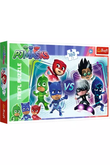 Puzzle 160 el. Pid�amersi kontra z�oczy�cy Trefl