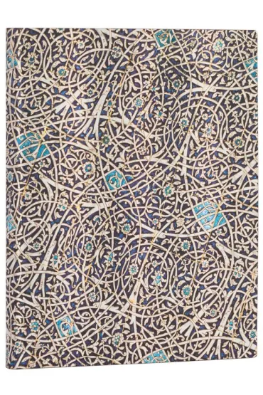 Paperblanks Moorish Mosaic Notes Granada Turquoise Flexi Ultra linia