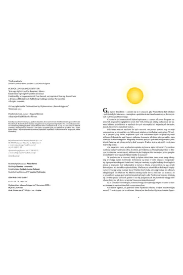 Uk�ad S�oneczny - nasze miejsce w kosmosie. Naukomiks - Rosemary  Mosco