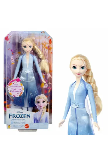 Disney Frozen. Lalka Elsa �piewaj�ca HXD35 Mattel