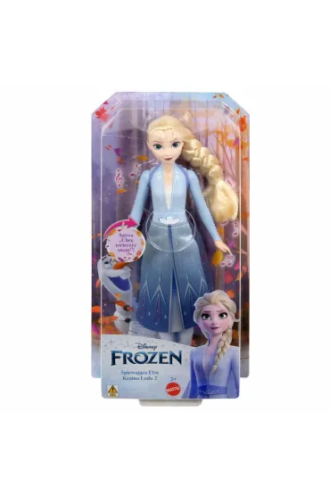 Disney Frozen. Lalka Elsa �piewaj�ca HXD35 Mattel