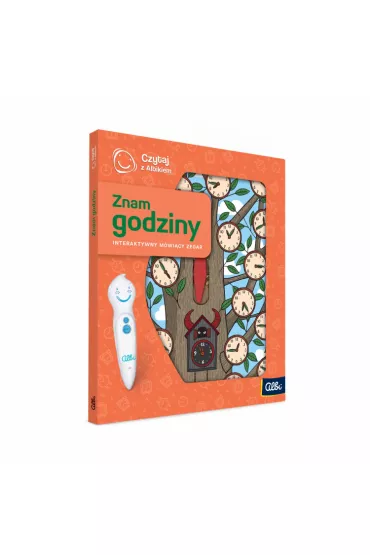 Czytaj z Albikiem. Znam godziny. Interaktywny mwicy zegar
