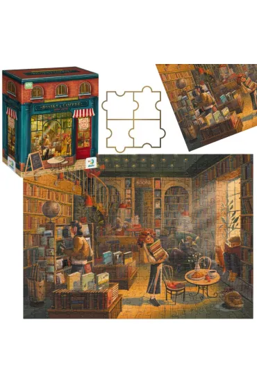 Puzzle 300 el. Ksi�garnia Maksik