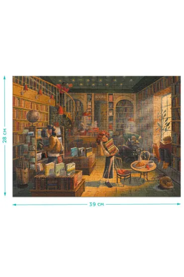 Puzzle 300 el. Ksi�garnia Maksik