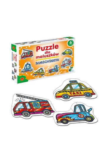 Puzzle dla maluszk�w 6 el. Samochodziki Alexander
