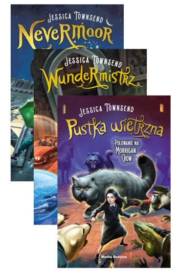 Pakiet Nevermoor. Tomy 1-3: Przypadki Morrigan Crow, Wundermistrz. Powo�anie Morrigan Crow, Pustka wietrzna. Polowanie na Morrigan Crow - Jessica Townsend