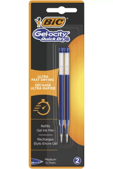 Bic Wk�ad Gel-ocity Quick Dry niebieski 2 szt.