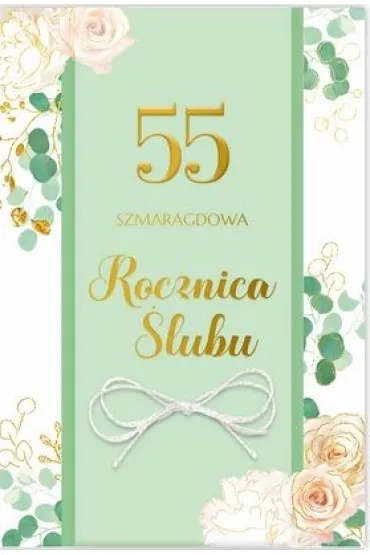 Karnet 55 Rocznica �lubu B6 LUX - Dl Kk