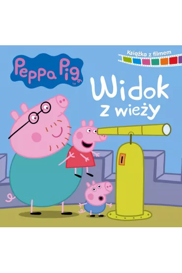 Widok z wie�y. �winka Peppa. Ksi��ka z filmem