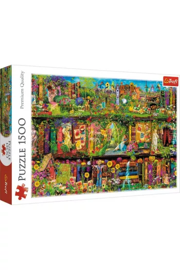 Puzzle 1500 el. Ba�niowa biblioteczka Trefl