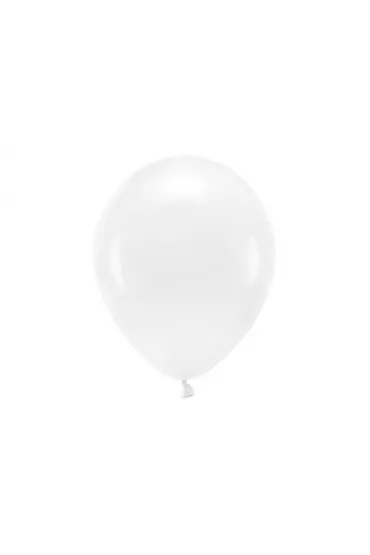 PartyDeco Balony Eco bia�e 30cm