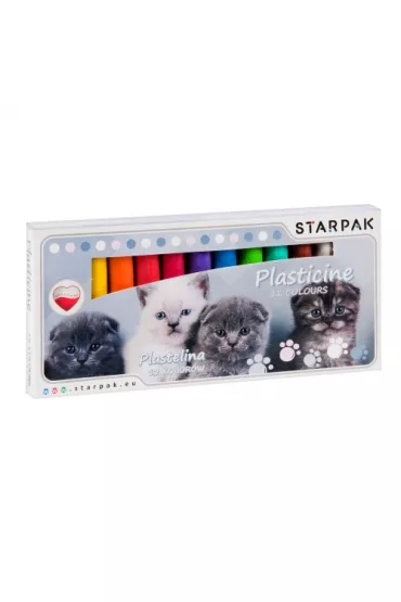 Starpak Plastelina Cuties 12 kolor�w