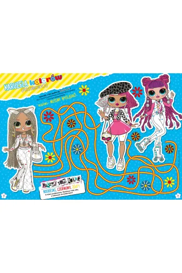 L.O.L. Surprise! Rysowanki z bajecznymi tatua�ami. Co za kolory!