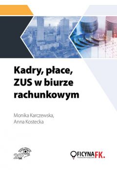 eBook Kadry, pace, ZUS w biurze rachunkowym pdf
