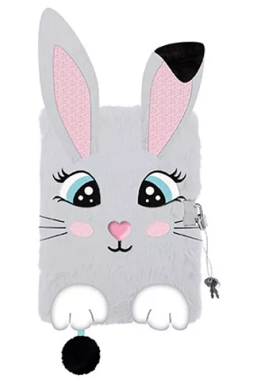 St. Majewski Pami�tnik z k��dk� 3D w�ochacz A5 96 kartek My little friend Rabbit