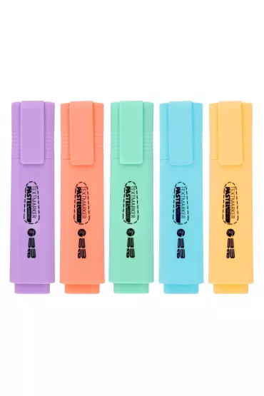 MemoBe Zakre�lacze pastelowe etui 5 szt.