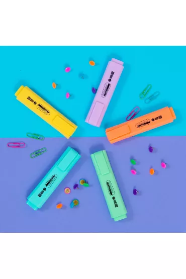 MemoBe Zakre�lacze pastelowe etui 5 szt.