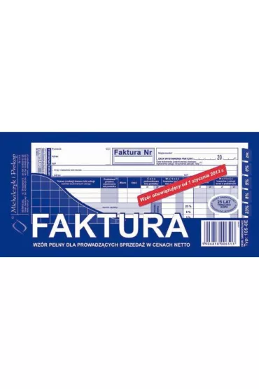 Michalczyk i Prokop Druk Faktura sprzeda�y w cenach netto