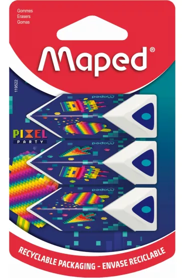 Maped Gumka Pixel Pyramid 3 szt.