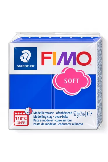 Staedtler Masa plastyczna termoutwardzalna Soft, niebieska, 57g, kostka