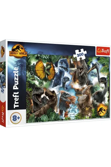 Puzzle 300 el. Ulubione dinozaury Trefl