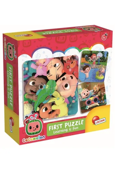 Pierwsze puzzle. Nauka to zabawa. Cocomelon Lisciani