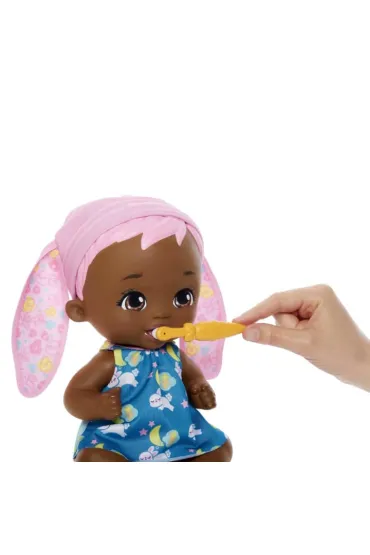 My Garden Baby Bobasek-Kr�liczek Myjemy z�bki Lalka r�owa HGC11 Mattel