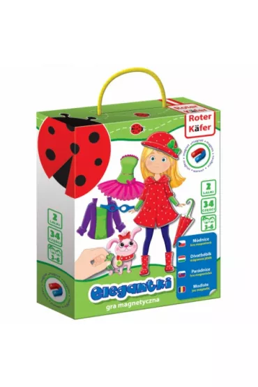 Puzzle Gra magnetyczna - Elegantki Roter Kafer