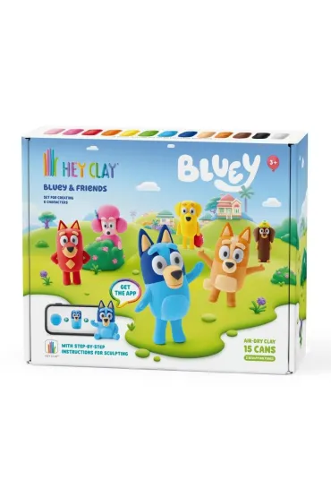 Hey Clay. Zestaw. Bluey Tm Toys