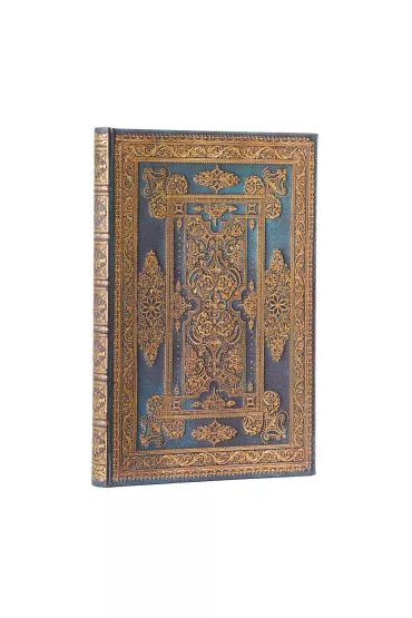 Paperblanks Luxe Design Notatnik Blue Luxe Midi linia