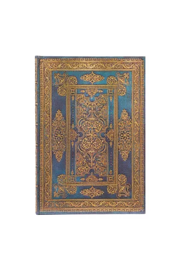 Paperblanks Luxe Design Notatnik Blue Luxe Midi linia