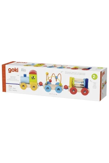 Poci�g Rio z klockami labiryntem i grzechotk� Goki