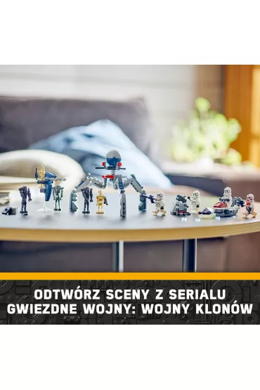 LEGO Star Wars Zestaw bitewny z �o�nierzem armii klon�w™ i droidem bojowym™ 75372
